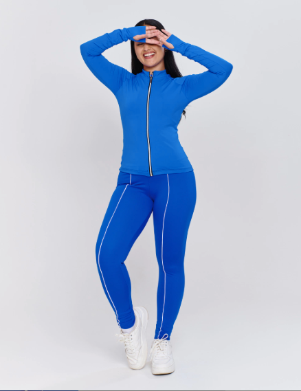 Raglan Colors Coat - Royal Blue