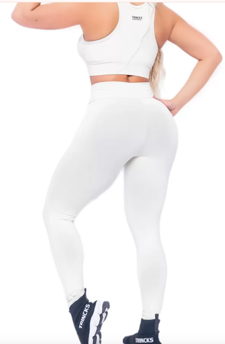 Basic Woman Nude Leggings and Top Set